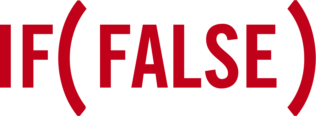 if(false)